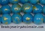 CMJ952 15.5 inches 8mm round Mashan jade beads wholesale