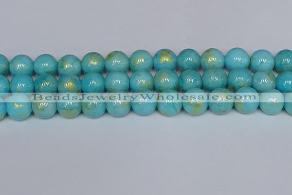 CMJ969 15.5 inches 12mm round Mashan jade beads wholesale