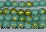 CMJ970 15.5 inches 4mm round Mashan jade beads wholesale