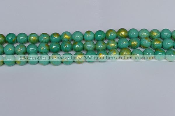 CMJ973 15.5 inches 10mm round Mashan jade beads wholesale