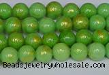 CMJ975 15.5 inches 4mm round Mashan jade beads wholesale