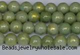 CMJ980 15.5 inches 4mm round Mashan jade beads wholesale