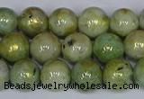 CMJ981 15.5 inches 6mm round Mashan jade beads wholesale