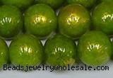 CMJ989 15.5 inches 12mm round Mashan jade beads wholesale