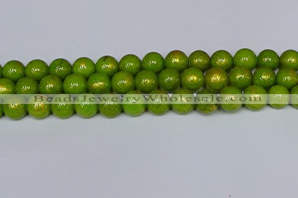 CMJ989 15.5 inches 12mm round Mashan jade beads wholesale