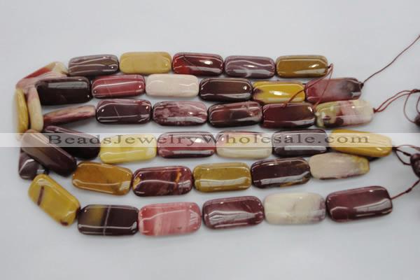 CMK100 15.5 inches 15*30mm rectangle mookaite beads wholesale