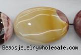 CMK144 15.5 inches 25*35mm oval mookaite beads wholesale