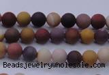 CMK291 15.5 inches 6mm round matte mookaite beads wholesale