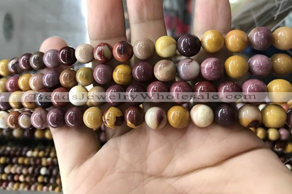 CMK332 15.5 inches 8mm round mookaite beads wholesale