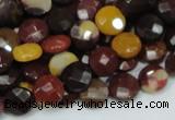 CMK51 15.5 inches 10mm faceted coin mookaite beads wholesale