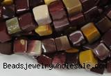 CMK70 15.5 inches 8*8mm cube mookaite gemstone beads wholesale