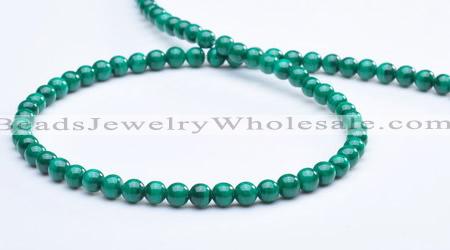 CMN02 A grade 4mm round natural malachite beads wholesale