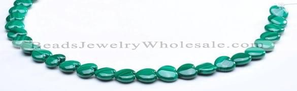 CMN20 A grade 4*10mm heart natural malachite beads Wholesale