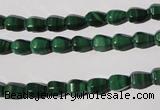 CMN229 15.5 inches 5*7mm faceted teardrop natural malachite beads