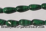 CMN230 15.5 inches 7*15mm faceted teardrop natural malachite beads