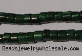 CMN236 15.5 inches 5*7mm heishi natural malachite beads wholesale