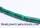 CMN24 5*13mm column shape A grade natural malachite beads