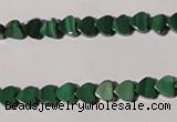 CMN260 15.5 inches 6*6mm heart natural malachite beads wholesale