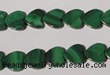 CMN262 15.5 inches 10*10mm heart natural malachite beads wholesale