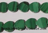 CMN263 15.5 inches 12*12mm heart natural malachite beads wholesale