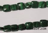 CMN292 15.5 inches 8*8mm square natural malachite beads wholesale