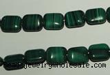 CMN302 15.5 inches 8*10mm rectangle natural malachite beads wholesale