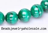 CMN38 AB grade 6mm round natural malachite beads Wholesale