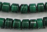 CMN408 15.5 inches 5*6mm tyre natural malachite beads wholesale