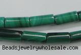 CMN410 15.5 inches 4*9mm tube natural malachite beads wholesale