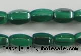 CMN422 15.5 inches 5*8mm faceted rice natural malachite beads