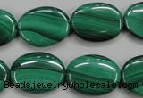 CMN435 15.5 inches 15*20mm oval natural malachite beads wholesale