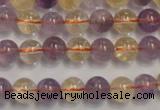 CMQ216 15.5 inches 8mm round multicolor quartz gemstone beads