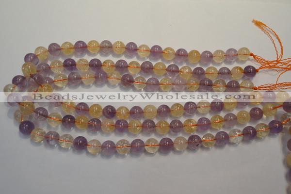 CMQ217 15.5 inches 10mm round multicolor quartz gemstone beads