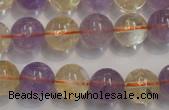 CMQ218 15.5 inches 12mm round multicolor quartz gemstone beads