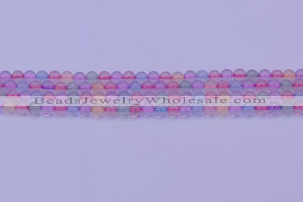 CMQ331 15.5 inches 6mm round colorful quartz beads wholesale