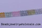 CMQ361 15.5 inches 6mm round rainbow quartz beads wholesale