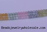 CMQ362 15.5 inches 8mm round rainbow quartz beads wholesale