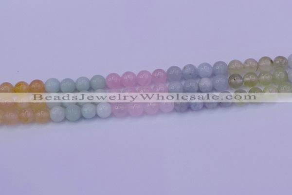 CMQ362 15.5 inches 8mm round rainbow quartz beads wholesale