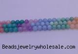 CMQ403 15.5 inches 10mm round mixed quartz beads wholesale