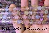 CMQ451 15.5 inches 8mm round rainbow quartz beads wholesale