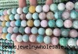 CMQ468 15.5 inches 10mm round mixed gemstone beads wholesale