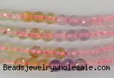 CMQ51 15.5 inches 6mm faceted round multicolor quartz beads