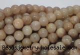 CMS02 15.5 inches 6mm round moonstone gemstone beads wholesale