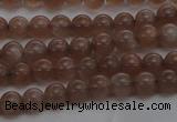 CMS1020 15.5 inches 4mm round AA grade moonstone gemstone beads