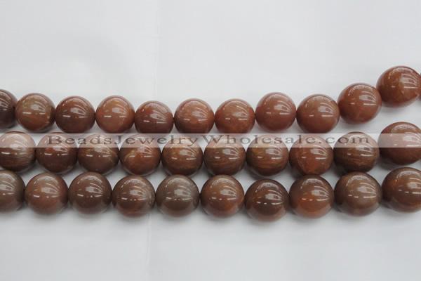 CMS1027 15.5 inches 18mm round AA grade moonstone gemstone beads