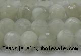 CMS1042 15.5 inches 8mm faceted round A grade white moonstone beads