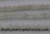 CMS1050 15.5 inches 4mm round grey moonstone beads wholesale