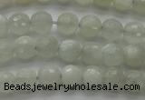 CMS1055 15.5 inches 6mm faceted round grey moonstone beads wholesale