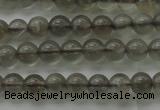 CMS1070 15.5 inches 4mm round grey moonstone beads wholesale