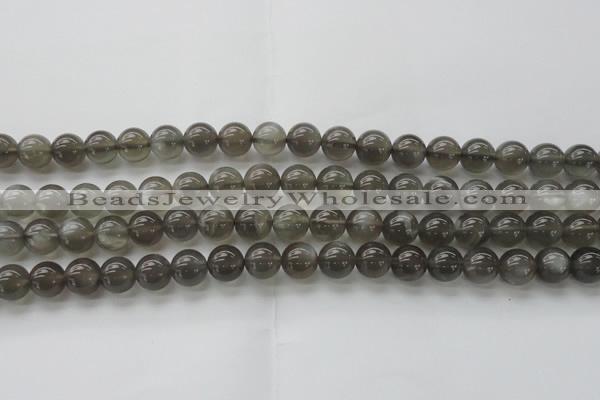 CMS1073 15.5 inches 10mm round grey moonstone beads wholesale